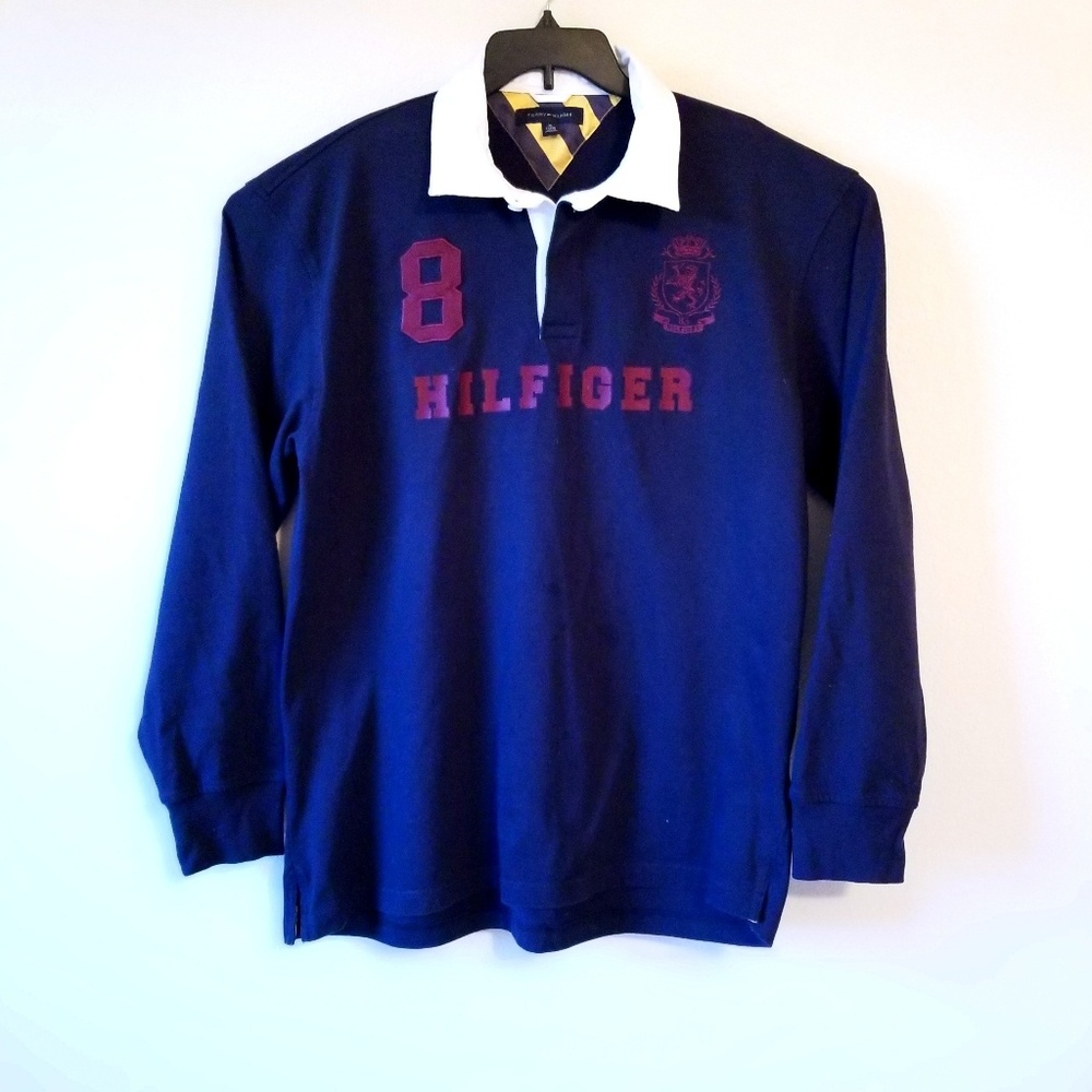 Vintage Tommy Hilfiger Long Sleeve Rugby Polo